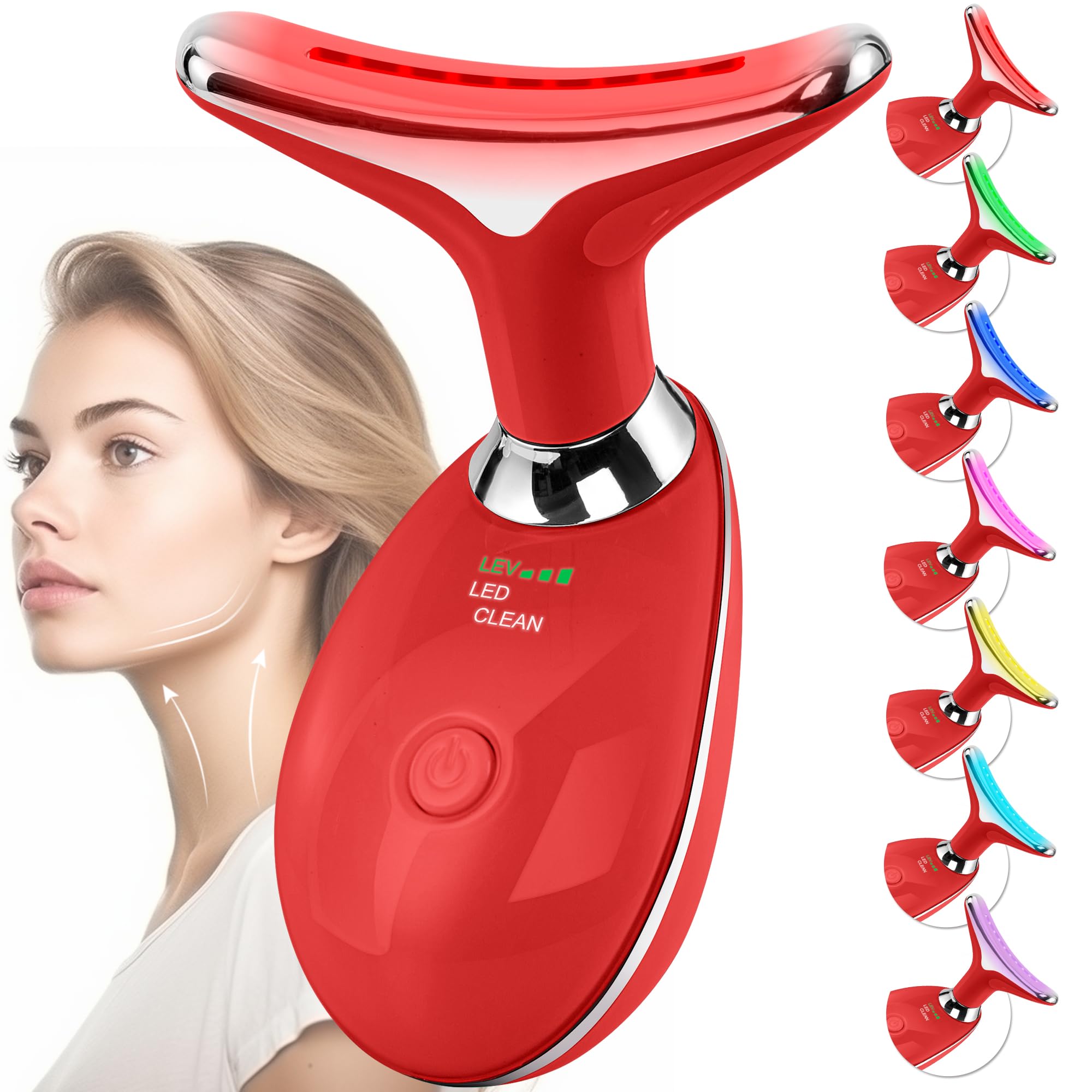 Amazon.com : Facial Massager Red-Light-Therapy-for-Face and Neck